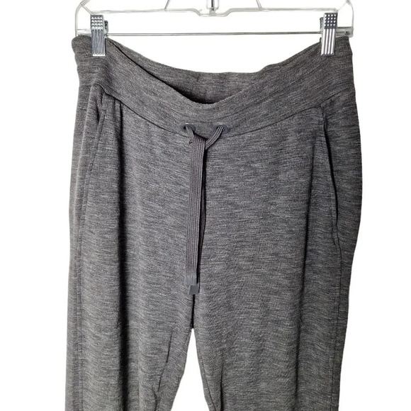 Athleta Women Small Gray Grey Post OM Jogger Drawstring Pockets - Picture 4 of 8
